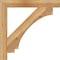 Ekena Millwork Imperial Block Rough Sawn Bracket, Western Red Cedar, 4"W x 34"D x 34"H BKT04X34X34IMP05RWR - alternate 3